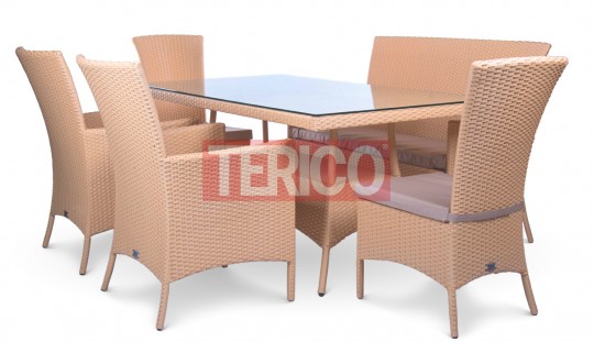 Комплект мебели №6 "Милано" стол, диван, 2 кресла, 2 стула