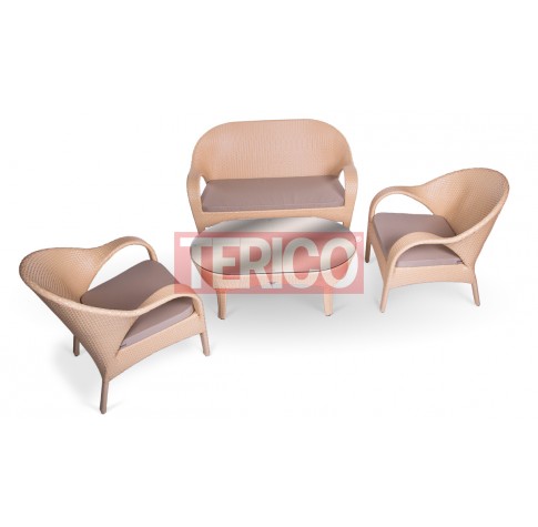 Комплект мебели №8 "Флоренция" журнальный стол, диван, 2 кресла
