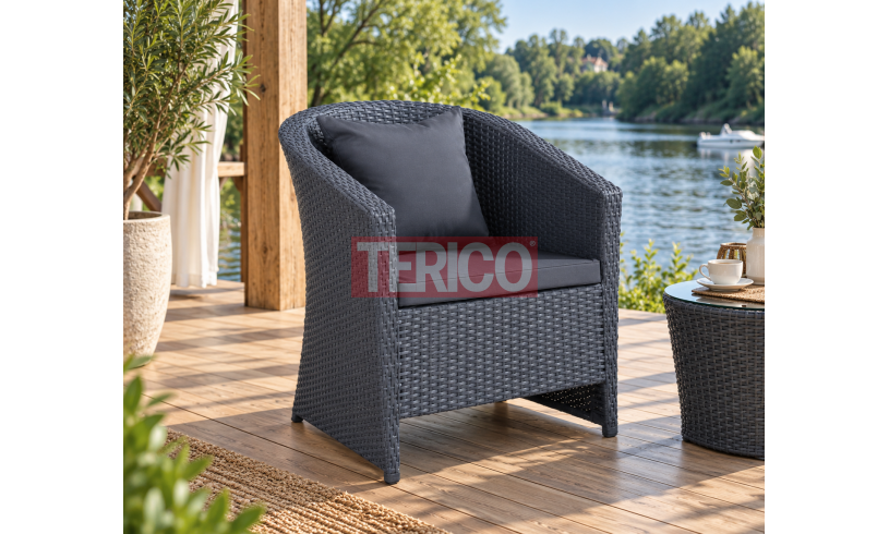 Кресло из искусственного ротанга "Барселона" 680х750х810h