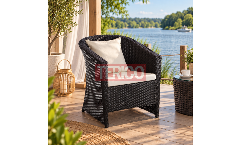 Кресло из искусственного ротанга "Барселона" 680х750х810h