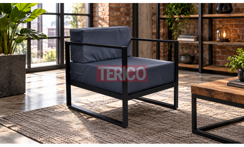 Кресло из искусственного ротанга "Тибо" 680x800x650h