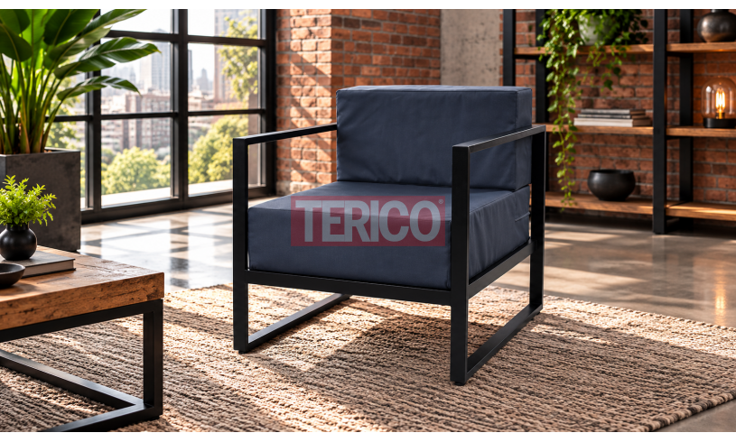 Кресло из искусственного ротанга "Тибо" 680x800x650h